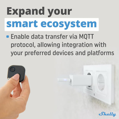Shelly BLU Gateway | Bluetooth WiFi Gateway in a USB-A dongle | Home Automation | Compatible with Alexa & Google Home | iOS Android App | WiFi Ran...