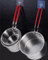 Tenta Kitchen Pasta Strainer Boiling Blanching Basket Vegetable Steamer Basket Stainless Steel Fryer Basket with Removable handle Insert for Veggi...