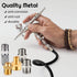 10 Pieces Airbrush Hose 6ft Nylon Braided Hose with Quick Release Disconnect Coupler, Airbrush kit for Air Compressor and Adapter...
