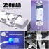2 Pack USB Mini LED Lantern, Waterproof EDC Keychain LED Flashlight for Camping, Rechargeable Battery Small Stick Lamp Maglite Puck Dog Collar Tor...