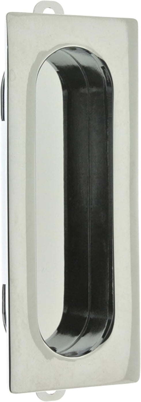 idh by St. Simons 25400-026 Professional Grade Quality Solid Brass Rectangular Flush Pull, Polished Chrome...