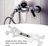 Multifunction Wrench Level Tool Engineering Level Mounting Leveling Tool Wrench Hex Screw Removal Spanner for Bathroom Faucet Water Pipe Repair...