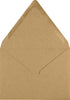 A2 Contour Flap Envelopes (4 3/8 x 5 3/4) - 70lb. 100% Recycled, Grocery Bag Brown (50 Qty.) | Perfect for RSVP Cards, Invitations, Announcements ...