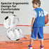 2Pcs Wireless Earbuds for Kids, Noise Cancelling Earbuds with 40Hrs Playtime, Comfortable Fit Ergonomic Design, Soccer Ball Earphone, Basketball a...