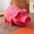 POPLAY Squeaky Latex Grunting Pig Dog Toys, 7.8" Pink Pig Dog Toy Anxiety Relief for Dog Puppy Chew Toys Rubber Squeeze Gift for Dogs...