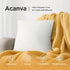 Acanva Decorative Throw Pillow Inserts for Sofa, Bed, Couch and Chair, Square Euro Sham Form Stuffer with Premium Polyester Microfiber, 2 Count (P...