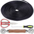 4 in 1 Window Screen Repair Tool Kit,Including 32Ft Spline Replacement,Steel Roller Tool with Bearing,Spline Removal Hook and High Quality Scissor...