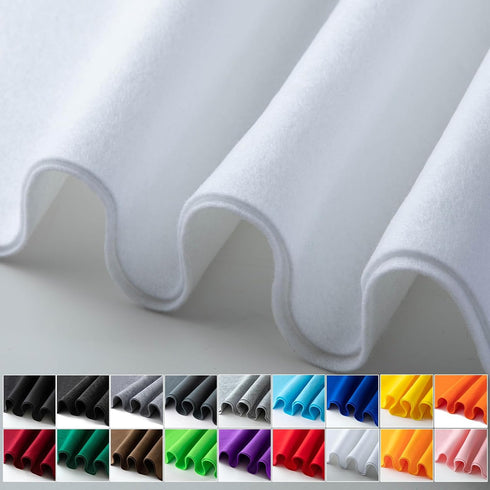 Felt Fabric 36 * 36 Inch Wide 1.6mm,Fabric Sheets Soft Woven Acrylic Craft Fabric for DIY Craftwork Sewing Patchwork,Craft Felt(white?...