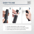 1oz Perfume Atomizer, 30ML Empty Cologne Spray Bottle, Travel Perfume Sprayer Dispenser (1PCS, Black)...