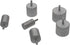 The Beadsmith Wig Jig Delphi Pegs – Wire Elements Small Sizes, 6 Pieces, Nylon with Metal Pins, 3/16, 1/4, 5/16, 3/8, 7/16 & 1/2 Inch Sizes - Used...