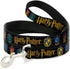 Dog Leash Harry Potter Hufflepuff Ravenclaw Gryffindor Slytherin Black 4 Feet Long 1.5 Inch Wide...