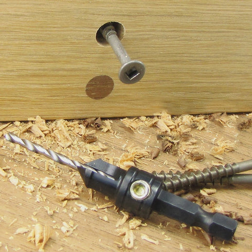 Make it Snappy Tools Quick-Change 3-Pc. Countersink Drill Bit Set. Proudly Made in The USA....