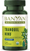 Banyan Botanicals Tranquil Mind – Organic Supplement with Guduchi, Gotu Kola & Skullcap – Supports Occasional Anxiousness & Promotes a Sense of Ca...