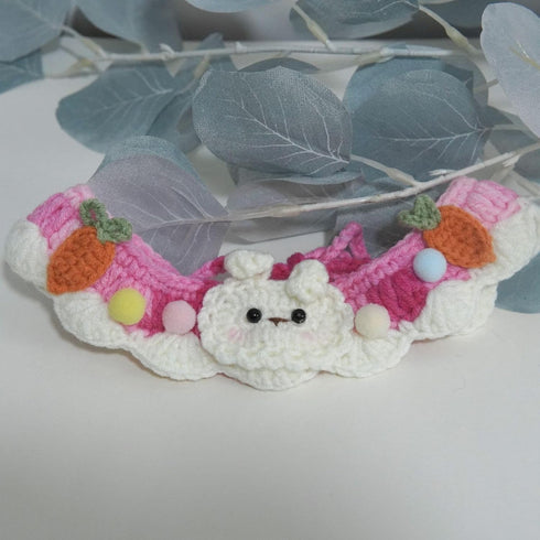 Cute Cat Costume,Handmade Knitted Dog Bandana,Dog Costume for Small Dogs,Easter Rabbit Dog Outfit,Dog Birthday Outfit for Holiday,Outgoing,Photo P...