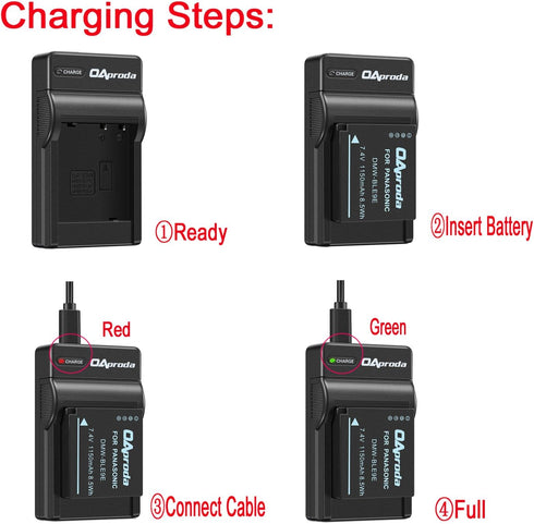 OAproda 2 Pack NB-11L Battery and USB Charger for Canon PowerShot ELph 180, Elph 360, ELph 190, Elph 110, Elph 130, Elph 135 is, Elph 150 is, SX42...