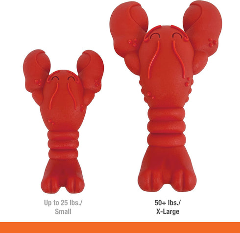 Nylabone Lobster Dog Toy Power Chew – Cute Dog Toys for Aggressive Chewers – with a Funny Twist! Filet Mignon Flavor, X-Large/Souper...