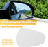 uxcell Car Right Side Rearview Heated Mirror Glass with Backing Plate for Audi A3 8P1 S3 Sportback 2000-2022 No.8V0857536C...