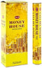 Hem Money House Incense Sticks (120 Sticks, 6 Boxes Inside) - 9 Inches Long, 20g per Box - Attract Positive Energy and Abundance Into Your Life....