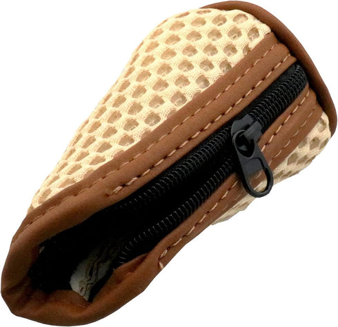 Gear Shift Knob Cover Zippered-Style Car Shifter Head Protector Interior Decor Accessories Fit Most Vehicles (Beige)...