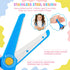 UCEC Toddler Scissors Kids Paper Cut 100 Sheets, 2PCS Plastic Safety Scissors + 2PCS Stainless Steel Preschool Training Scissors, DIY Art Craft Or...