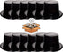 Windy City Novelties 12 Pack Black Plastic Top Hats...