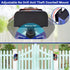Anti-Theft Doorbell Door Mount,No-Drill Mounting Bracket with Adjustable Angle(45-135 Degrees) for Video Doorbell Cover Holder Not Block Doorbell ...