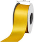 NOYI TRAXD 20 Yards Yellow Gold 1-1/2 inch Wide Double Faced Polyester Satin Ribbon for Craft,Wedding,Gift Wrapping,Bow Making & Other Projects...