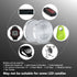 EEMB 10PCS LIR2032 Rechargeable Battery 3.7V Lithium-ion Coin Button Cell Batteries 45mAh 2032 Rechargeable Battery...