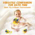 Cute Diving Yellow Duck Baby Bath and Room Thermometer Floating Toy Safety Temperature Water Thermometer...