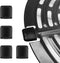 Rubber Bumpers for Air Fryer, 4 PCS Premium Rubber Feet, Silicone Pieces, Rubber Tips, Anti-scratch Protective Cover of Air Fryer Tray Replacement...