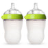 Comotomo Baby Bottle Double Pack, Green, 8oz...