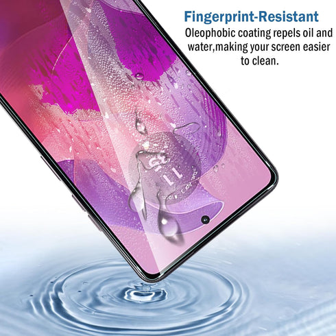 2 Pack Compatible with Moto G24/G24 Power/G04/G04s/Moto E14 Screen Protector,Full Coverage 9H Tempered Glass Film,HD Clear Scratch Resistant,Bubbl...