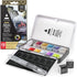 ARTEZA Watercolor Paint Set, 12 Metallic Watercolor Paints, Glitter Watercolor Paint in Half Pans, Travel Watercolor Set...