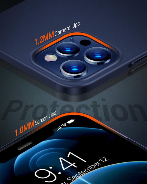 TORRAS Slim Fit for iPhone 12/12 Pro Case 6.1 inch, Ultra Thin for iPhone 12 Case, Lightweight Matte Anti-Scratch Hard PC Cover Phone Case for iPh...