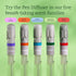 Lifelines 2 Pack Pen Diffuser in in Bloom & Crisp Mountain Air Essential Oil Blends, Elegant 1.0mm Ballpoint Tip, Black Pen, Ink Refill Included...
