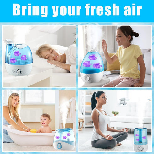 12PCS Universal Humidifier Cleaner Fish,Demineralization Cleaning Ball for Most Humidifier & Fish Tank, Purifies Water, Eliminates White Dust and ...