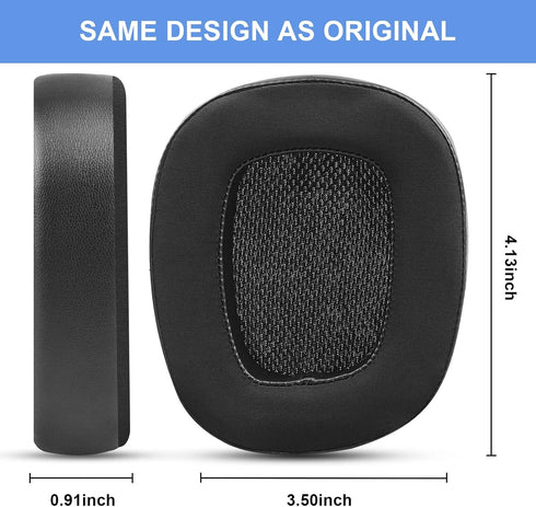 Replacement Ear Pads for Logitech G533 G633 G935, GVOEARS Cooling Gel Ear Cushions for Logitech G231 G433 G533 G633 G635 G933 G935 Gaming Headphon...