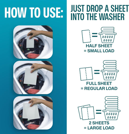 Laundry Detergent Sheets (60 Loads) - Eco Friendly Laundry Soap Detergent Strips I Eco Friendly, Zero Waste, Plastic Free, Planet Friendly 30 Shee...
