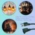 6 Ft Outdoor Extension Cord for Christmas Decorations- 16/3 SJTW Waterproof Power Cable with 3 Prong Grounded Plug, Green...