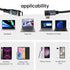 USB 4 Cable with LED Display, 3.3ft USB C 240W Fast Charging Cable with 8K@60Hz 40Gbps Data Transfer USB C Cable Compatible with iPhone15,MacBook,...