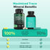 Premium Blend of 52 Trace Minerals Complex with Essential Minerals in Chelated Form – All Natural and 100% Organic - 120 Capsules - Full Spectrum ...