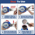 Jar Openers for Seniors, 2 Pcs Non Slip Rubber Jar Opener Gripper Pad, Adjustable Can Opener Manual, Stainless Steel Jar Lid Opener and Bottle Ope...