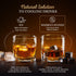 Whiskey Stones Gift Set by Royal Reserve – Artisan Crafted Reusable Chilling Rocks for Scotch – Bourbon Gifts for Men Husband Dad Boyfriend Guy...
