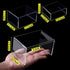 ANDGOO Display Risers, 6 Pcs(3”L~4”L~5”L) Acrylic Risers Clear Rectangular Stands Collectibles Display Shelf for Decor, Funko Pop and Cake Display...