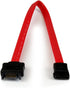 StarTech.com 0.3m SATA Extension Cable - 30cm 7 pin SATA Extension - 7 pin SATA Extension Cable - 7 pin SATA Extension cord, Red, 1 Count (Pack of...