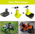Power Wheel Adapter for Ryobi 18V Battery with 30A Fuse,With 12 Gauge Wire, Power Convertor for Rc Car, Robotics, Rc Truck,for Ryobi 18V P100 P102...