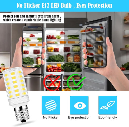 KEI D28x kel 2816x KEI D28a KEL2811 5304517886 LED Refrigerator Light Bulb Replacement, 6W 5000K E17 Intermediate Base Bulb Fit with Kenmore Refri...