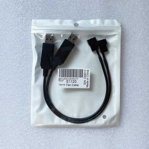 Pack of 2 Full Speed 12V Voltage Step-Up USB to 3-Pin and 4-Pin PC Fan Sleeved Power Adapter Cable...