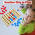 4 in a Row Wooden Connect Board Game, Foldable Line up 4 Game, Classic Strategy Family Fun Toy, Wood Connect Game for Kids and Adults (Travel Size...