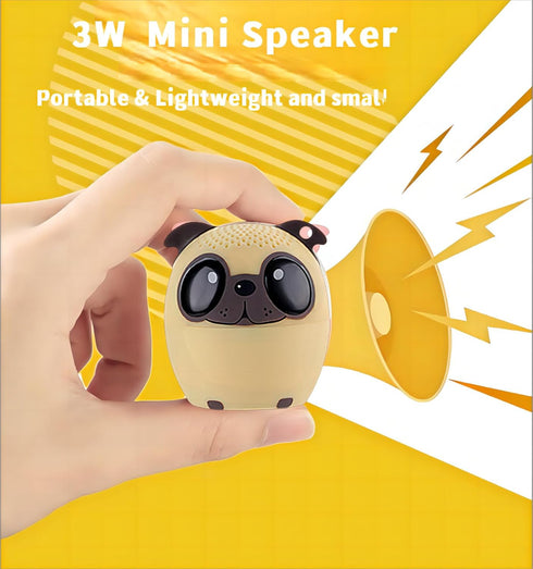 1.77inch Portable Mini Bluetooth Speaker Wireless with Lanyard, Cute Dog Style Bluetooth 5.0 for iPhone PC Android Home Indoor Outdoor......